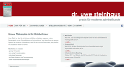 Desktop Screenshot of dr-steinhaus.de